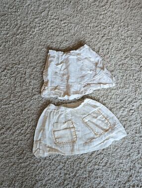 OEUF Girls Linen Short Skirts Bundle.